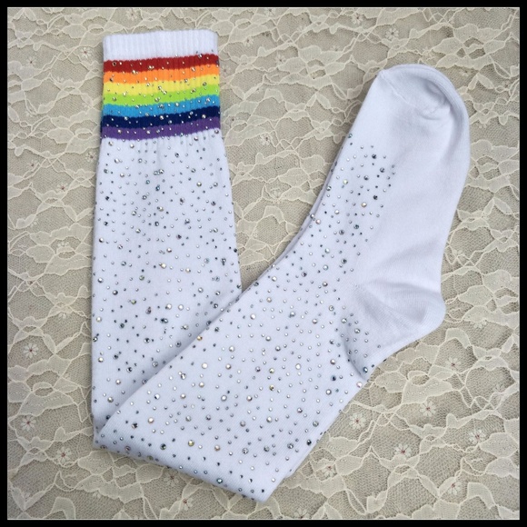 ❤️NEW Sexy Bling Over the Knee Stockings #D15W - Picture 3 of 3